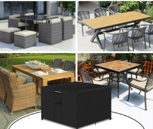 Garden furniture cover, patio set cover, outdoor furniture cover