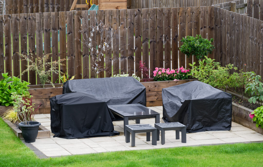 Patio furniture cover, outdoor furniture cover