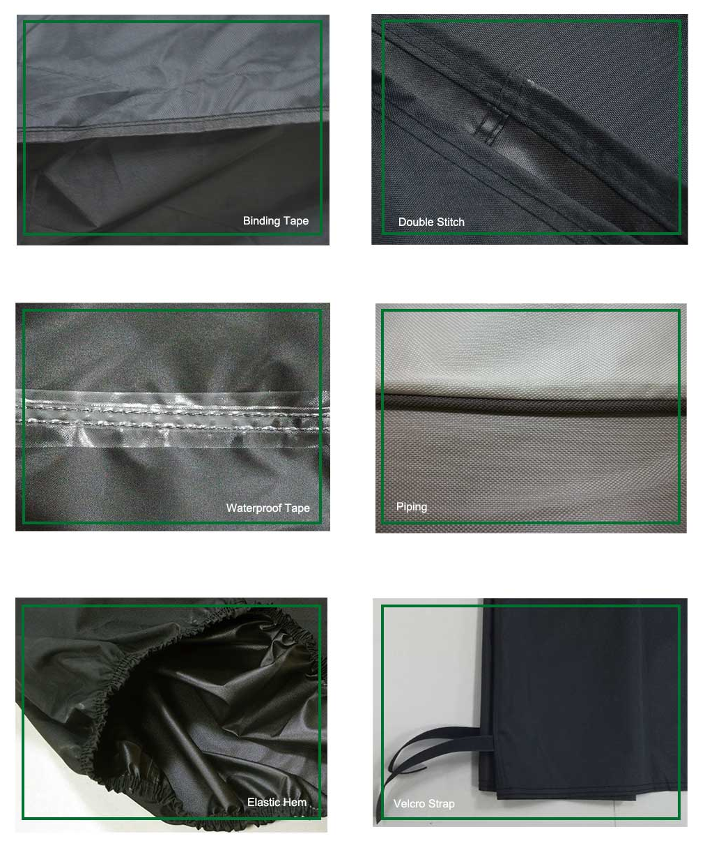Workmanship of the patio covers